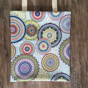 Kék mandala mintás vászon szatyor bevásárló táska shopper - táska & tok - bevásárlás & shopper táska - shopper, textiltáska, szatyor - Meska.hu