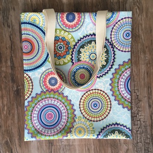 Kék mandala mintás vászon szatyor bevásárló táska shopper, Táska & Tok, Bevásárlás & Shopper táska, Shopper, textiltáska, szatyor, Varrás, MESKA