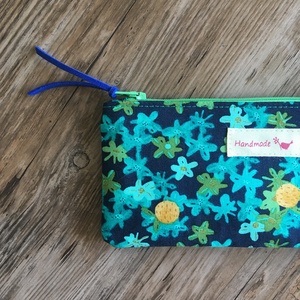 Türkiz csillagvirág neszesszer tolltartó szemüvegtartó tok pedagógusnap karácsony ajándék - táska & tok - neszesszer - Meska.hu