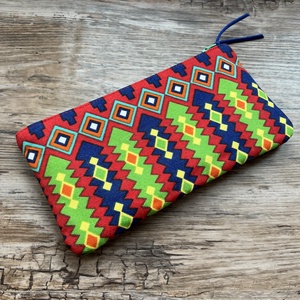 Azték mintás dekorvászon neszeszer irattartó ajándék születénap pedagógusnap gyereknap - táska & tok - neszesszer - Meska.hu