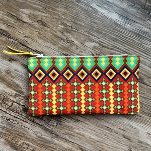 Azték mintás dekorvászon neszeszer irattartó ajándék születénap pedagógusnap gyereknap - táska & tok - neszesszer - Meska.hu