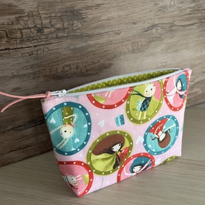 Nyuszi mintás neszesszer pipere táska születésnap gyereknap pedagógusnap neszeszer - táska & tok - neszesszer - Meska.hu