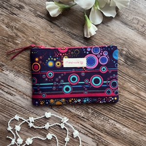 Lila buborék mintás boríték neszesszer irattartó tok erszény karácsony ajándék gyereknap pedagógus nap valentin nap - Meska.hu