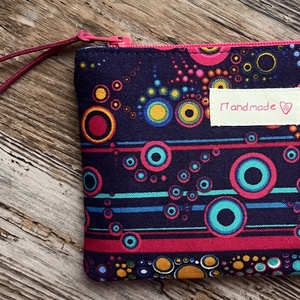 Lila buborék mintás boríték neszesszer irattartó tok erszény karácsony ajándék gyereknap pedagógus nap valentin nap - táska & tok - neszesszer - Meska.hu