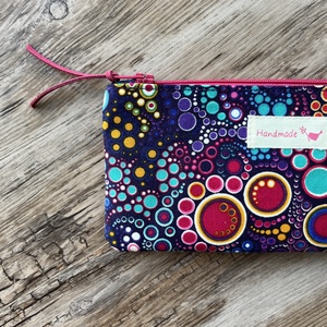 Színes buborék mintás tolltartó neszesszer szemüvegtartó tok erszény ajándék születésnap pedagógusnap gyereknap - táska & tok - neszesszer - Meska.hu