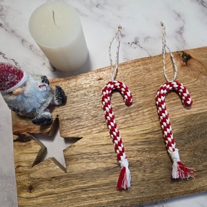 Cukorpálca - karácsony - karácsonyi lakásdekoráció - karácsonyfadíszek - Meska.hu