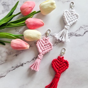 Szív formájú kulcstartó - Meska.hu