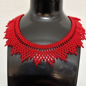 Kis kriza nyakék - ékszer - nyaklánc - gyöngyös nyaklánc - Meska.hu