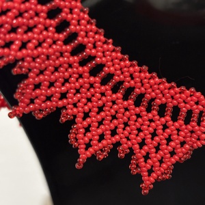 Kis kriza nyakék - ékszer - nyaklánc - gyöngyös nyaklánc - Meska.hu