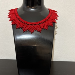 Kis kriza nyakék, Ékszer, Nyaklánc, Gyöngyös nyaklánc, Ékszerkészítés, Gyöngyfűzés, gyöngyhímzés, MESKA