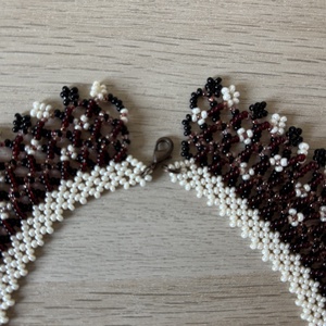 Gyöngyös nyakék - ékszer - nyaklánc - gyöngyös nyaklánc - Meska.hu