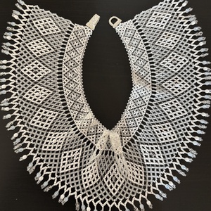 Fehér kriza nyaklánc - ékszer - nyaklánc - gyöngyös nyaklánc - Meska.hu