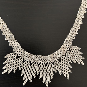 Gyöngyös nyakék - ékszer - nyaklánc - gyöngyös nyaklánc - Meska.hu