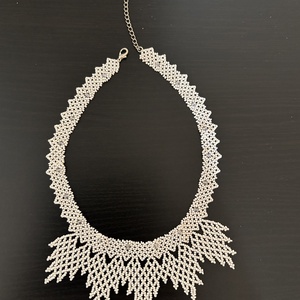 Gyöngyös nyakék - ékszer - nyaklánc - gyöngyös nyaklánc - Meska.hu