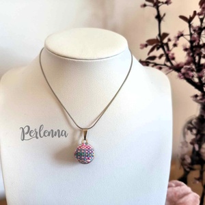 Macaron medál scrap-ből, Ékszer, Nyaklánc, Medál, Ékszerkészítés, MESKA