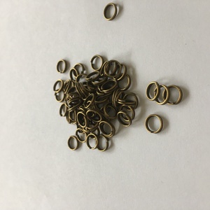 Sárgaréz színű dupla szerelőkarika 7 mm, Kellékek & szerszámok, Gyöngyfűzés kellékek, Szerelőkarika, Ékszerkészítés, Ékszerkészítés, MESKA