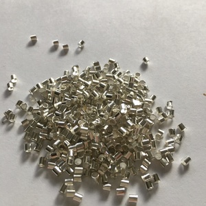 2 mm-es ezüst színű stopper gyöngy ékszer készítéshez , Kellékek & szerszámok, Gyöngyfűzés kellékek, Egyéb alkatrész, Ékszerkészítés, MESKA