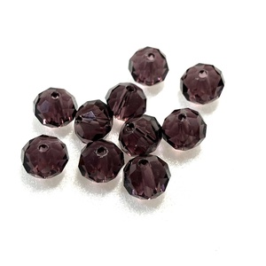 LILA, CSISZOLT ÜVEGGYÖNGY, 6X8 MM-ES , Kellékek & szerszámok, Gyöngyfűzés kellékek, Üveggyöngy, , MESKA