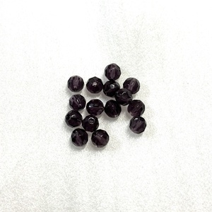 LILA, CSISZOLT ÜVEGGYÖNGY, 6 MM-ES , Kellékek & szerszámok, Gyöngyfűzés kellékek, Üveggyöngy, , MESKA