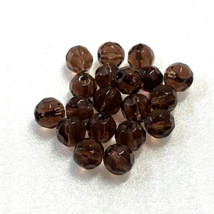 BARNÁSLILA, CSISZOLT ÜVEGGYÖNGY, 6 MM-ES  - kellékek & szerszámok - gyöngyfűzés kellékek - üveggyöngy - Meska.hu