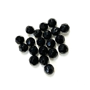 FEKETE, CSISZOLT ÜVEGGYÖNGY, 8 MM-ES , Kellékek & szerszámok, Gyöngyfűzés kellékek, Üveggyöngy, , MESKA