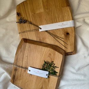 Tölgy vágódeszka - otthon & életmód - konyhafelszerelés, tálalás - sütés, főzés - vágódeszka - Meska.hu