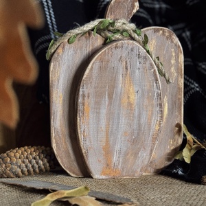 Fa tök dekoráció, Kellékek & szerszámok, Dekorációs kellékek, Őszi dekor, Őszi dekortök, Festett tárgyak, Famegmunkálás, MESKA