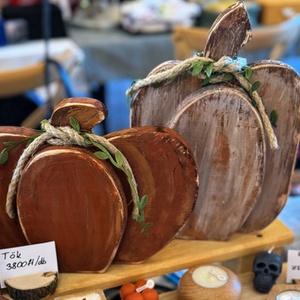 Fa tök dekoráció - kellékek & szerszámok - dekorációs kellékek - őszi dekor - őszi dekortök - Meska.hu