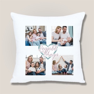 Anyák napi fényképes párna - Meska.hu