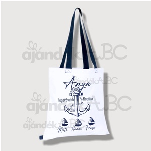 Vászon bevásárló táska anyukáknak, nagymamáknak - táska & tok - bevásárlás & shopper táska - shopper, textiltáska, szatyor - Meska.hu