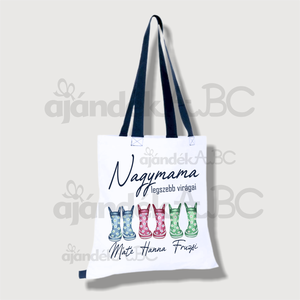 Vászon bevásárló táska anyukáknak, nagymamáknak - táska & tok - bevásárlás & shopper táska - shopper, textiltáska, szatyor - Meska.hu