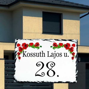 Házszámtábla, Otthon & Életmód, Ház & Kert, Házszám, Fotó, grafika, rajz, illusztráció, MESKA