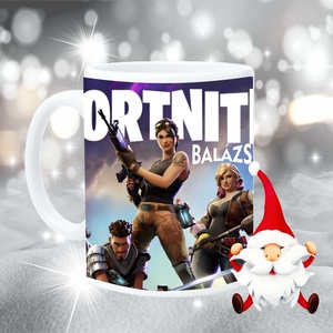 Fortnite bögre, Otthon & Életmód, Konyhafelszerelés, tálalás, Tálalás, Bögre & Csésze, Fotó, grafika, rajz, illusztráció, MESKA