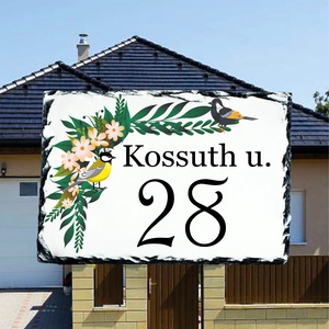 Házszámtábla, Otthon & Életmód, Ház & Kert, Házszám, Fotó, grafika, rajz, illusztráció, MESKA