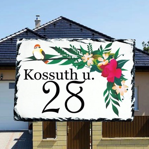 Házszámtábla, Otthon & Életmód, Ház & Kert, Házszám, Fotó, grafika, rajz, illusztráció, MESKA