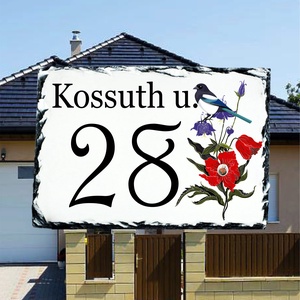 Házszámtábla, Otthon & Életmód, Ház & Kert, Házszám, Fotó, grafika, rajz, illusztráció, MESKA