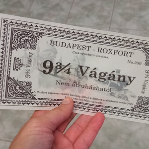 Roxfort Expressz vonatjegy csak nálam!!! - Meska.hu