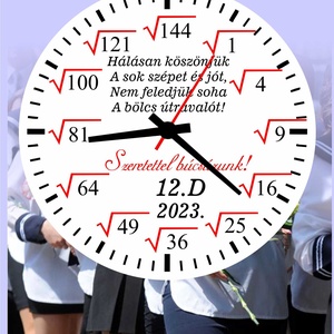 Egyedi óra matematika tanároknak, diákoknak, Otthon & Életmód, Dekoráció, Fali és függő dekoráció, Falióra & óra, Fotó, grafika, rajz, illusztráció, MESKA