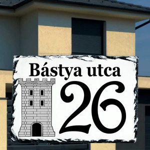Házszámtábla, Otthon & Életmód, Ház & Kert, Házszám, Fotó, grafika, rajz, illusztráció, MESKA