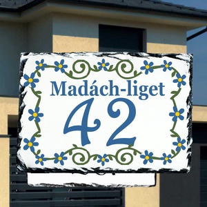 Házszámtábla, Otthon & Életmód, Ház & Kert, Házszám, Fotó, grafika, rajz, illusztráció, MESKA