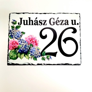 Házszámtábla - otthon & életmód - ház & kert - házszám - Meska.hu