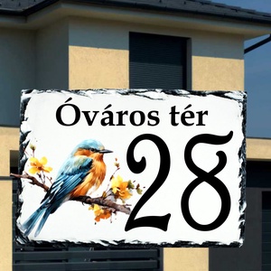 Házszámtábla, Otthon & Életmód, Ház & Kert, Házszám, Fotó, grafika, rajz, illusztráció, MESKA