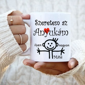 Bögre Anyukának, Otthon & Életmód, Konyhafelszerelés, tálalás, Tálalás, Bögre & Csésze, Fotó, grafika, rajz, illusztráció, MESKA