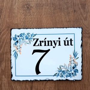 Egyedi  házszámtábla kőből, Otthon & Életmód, Ház & Kert, Házszám, Fotó, grafika, rajz, illusztráció, MESKA