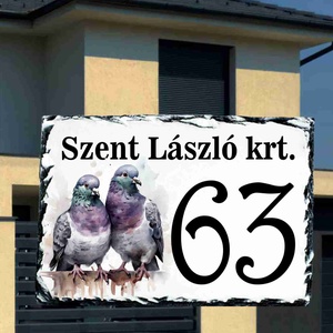 Házszámtábla, Otthon & Életmód, Ház & Kert, Házszám, Fotó, grafika, rajz, illusztráció, MESKA