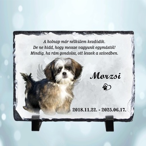 Fényképes síremlék, emléktábla kutyáknak - Meska.hu