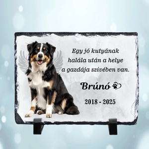 Fényképes síremlék, emléktábla kutyáknak - Meska.hu