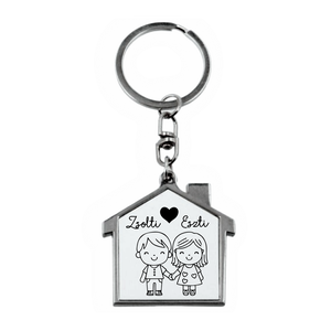 Minőségi kulcstartó rajzos mintákkal, egyedi névvel díszdobozban - táska & tok - kulcstartó & táskadísz - kulcstartó - Meska.hu