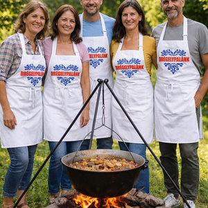 Kötény saját logóval - otthon & életmód - konyhafelszerelés, tálalás - konyhai textil - kötény - Meska.hu