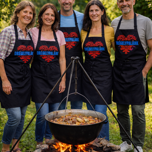 Kötény saját logóval - otthon & életmód - konyhafelszerelés, tálalás - konyhai textil - kötény - Meska.hu